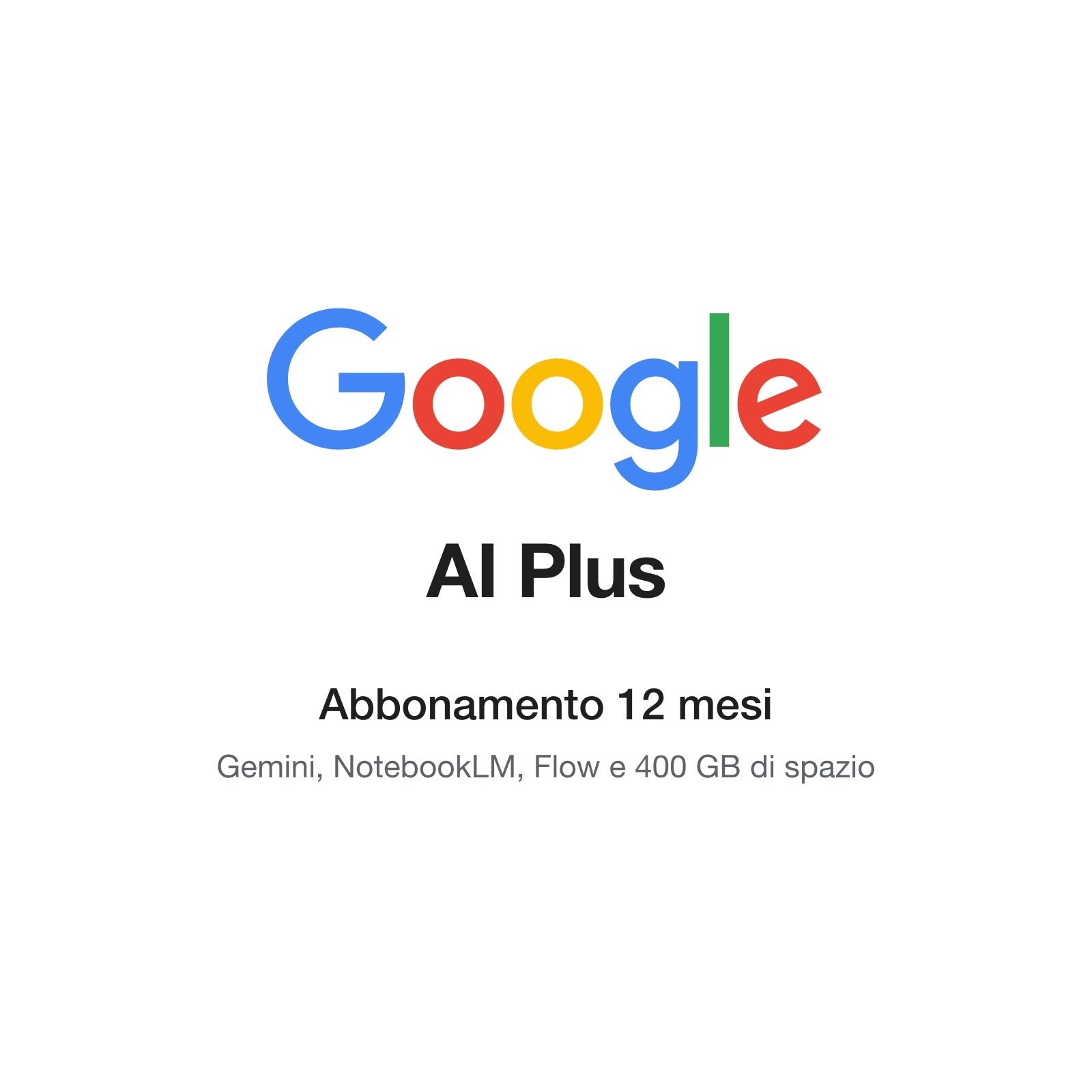 Google AI Plus – AI Subscription (12 Months)